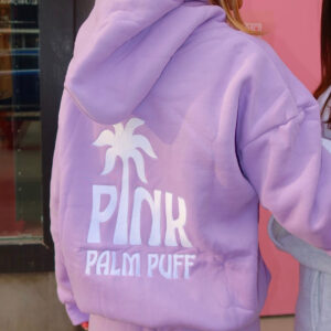 pink plam puff