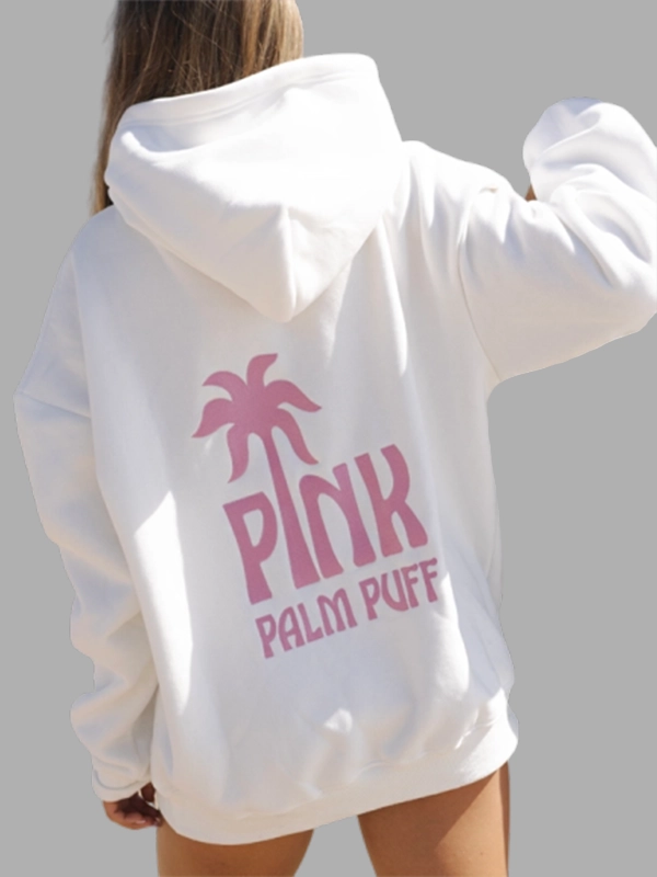 Classic Puff Hoodie in Orchid - Image 5