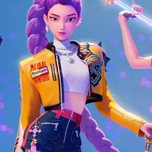 KPop-Demon-Hunters-Rumi-Yellow-Leather-Jacket