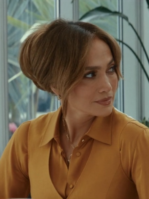 Office Romance 2026 Jennifer Lopez Yellow Vest
