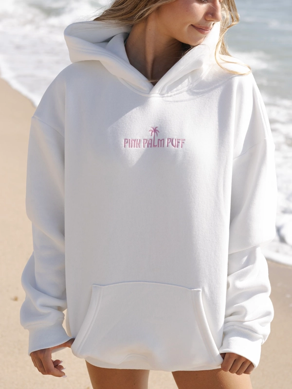 Classic Puff Hoodie in Orchid - Image 6