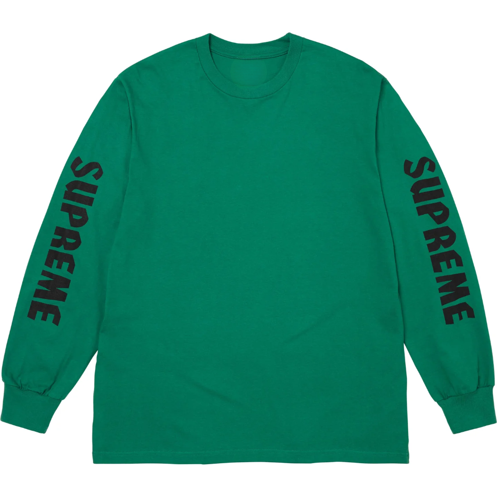 Recreated Supreme x Spitfire Long Sleeve Green T-Shirt
