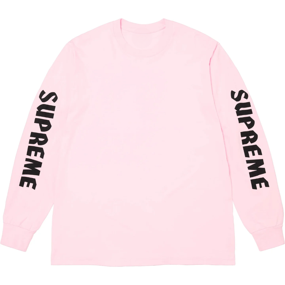 Recreated Supreme x Spitfire Long Sleeve Pink T-Shirt