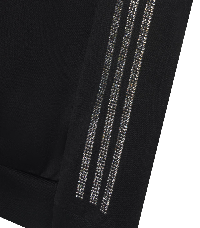Sp5der Track Jacket Rhinestone Closeup