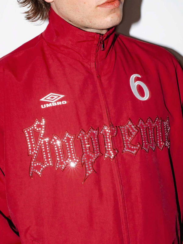 Supreme-Umbro-Rhinestone-Red-Track-Jacket