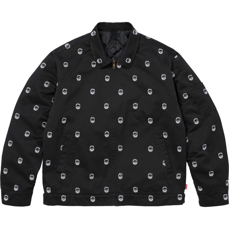Supreme-x-Spitfire-Black-Work-Jacket