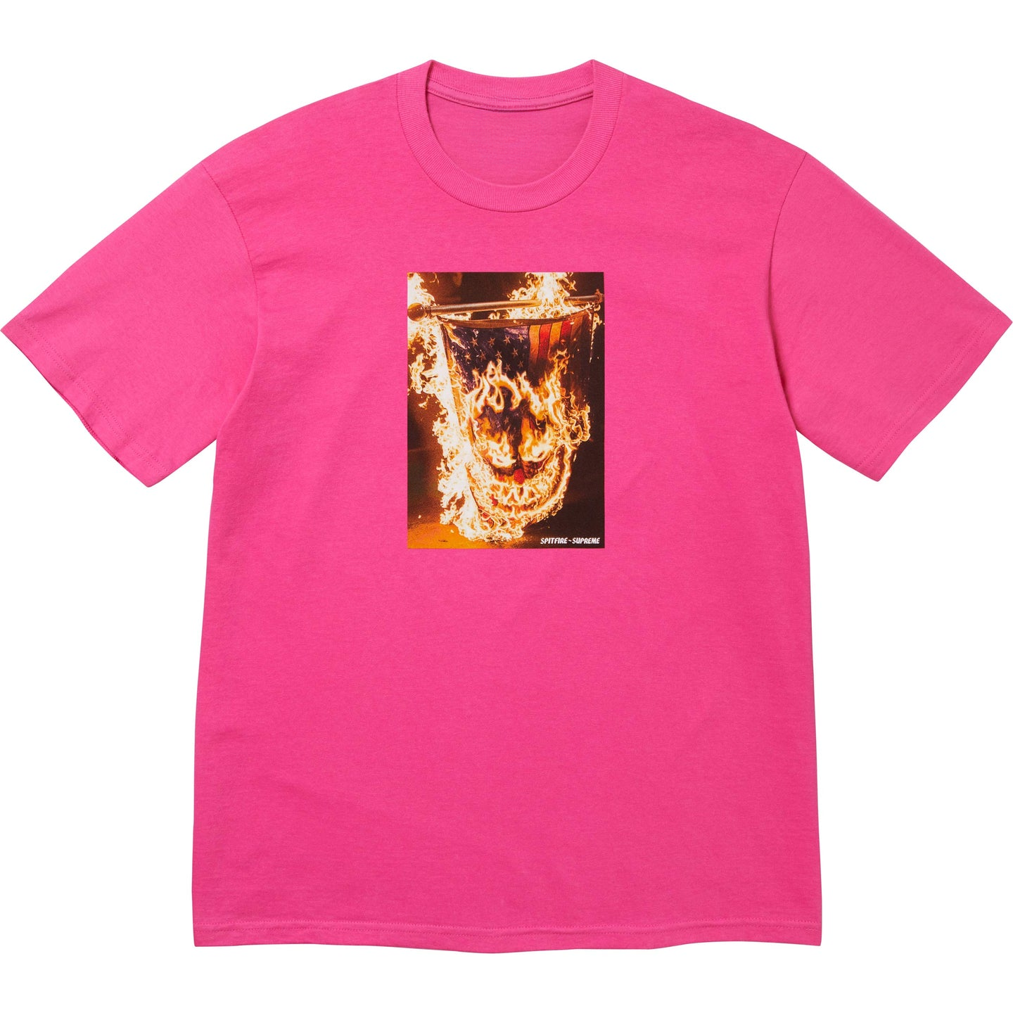 Supreme x Spitfire Flag Pink T-Shirt