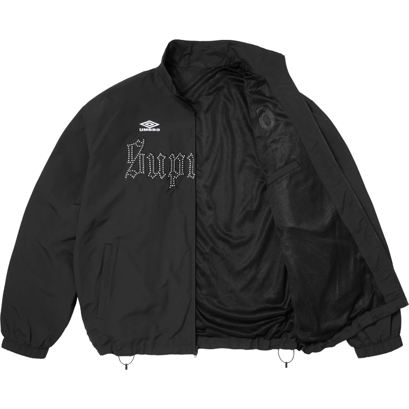 Supreme-x-Umbro-Rhinestone-Black-Track-Jacket-Inner