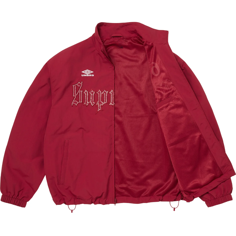 Supreme-x-Umbro-Rhinestone-Red-Track-Jacket-Inner
