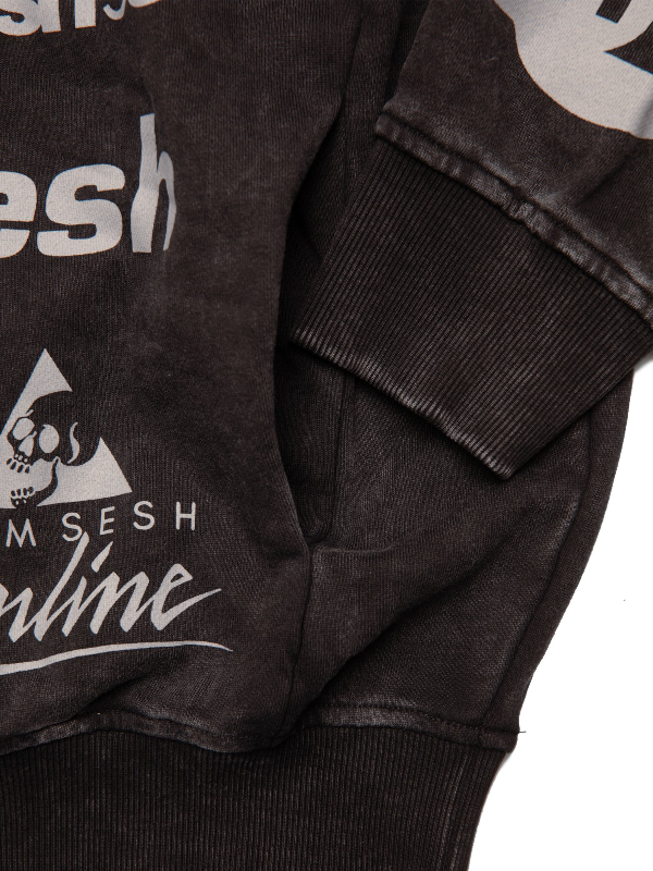 Teamsesh Dead Corporation Vintage Hoodie Closeup