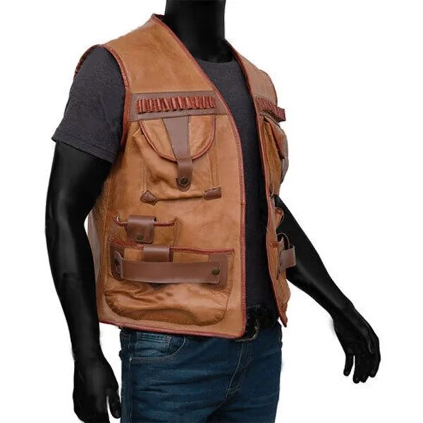 paul-hogan-crocodile-dundee-brown-leather-vest